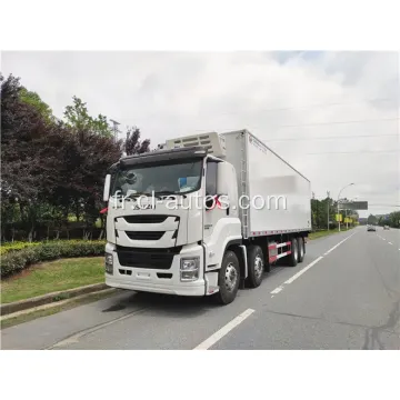 Isuzu giga 8x4 25tons camion de fourgon réfrigéré